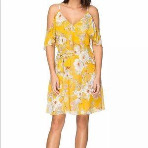 Ruffled floral dress